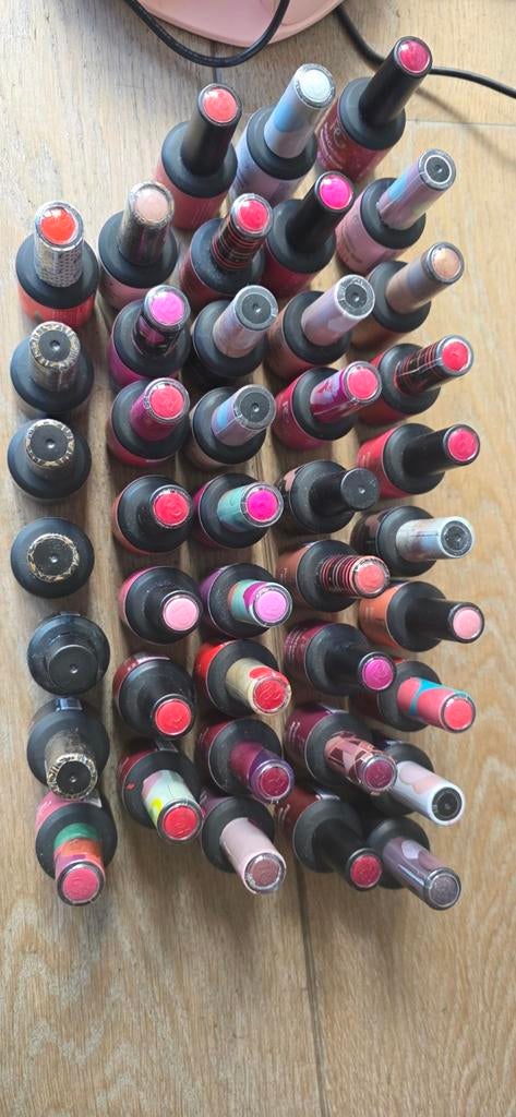 Pink Gellac Grote Collectie (42 potjes) + Lamp! (Of zonder), Ophalen of Verzenden, Zo goed als nieuw, Roze, Handen en Nagels