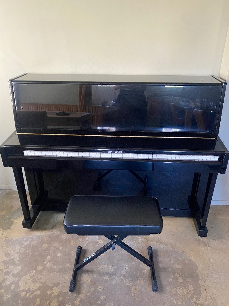Piano, Muziek en Instrumenten, Piano's, Ophalen, Gebruikt, Zwart, Piano