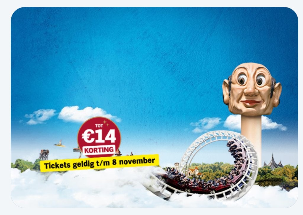 Efteling Flexibel Voucher voor ticket - Albert Heijn, Eén persoon, Ticket of Toegangskaart
