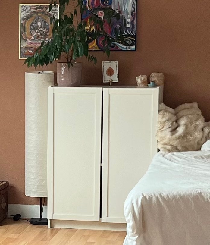 GRATIS Wit kastje met plank - IKEA (gratis af te halen), Huis en Inrichting, Ophalen, Gebruikt