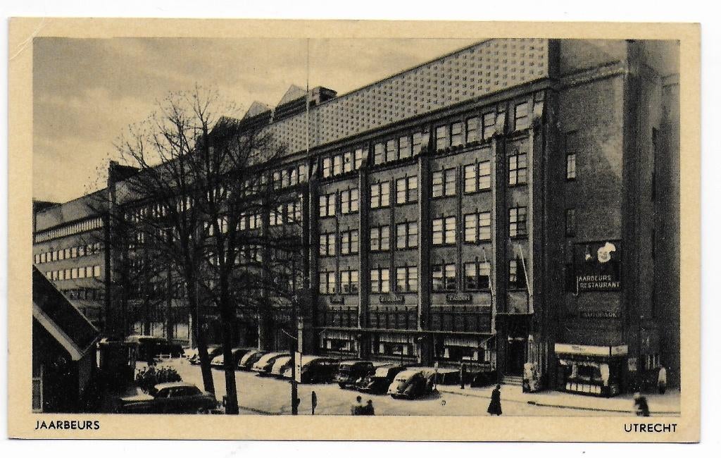 Jaarbeurs Utrecht Oude ongelopen ansichtkaart ( B7041 ), Ophalen of Verzenden, 1940 tot 1960, Ongelopen, Utrecht