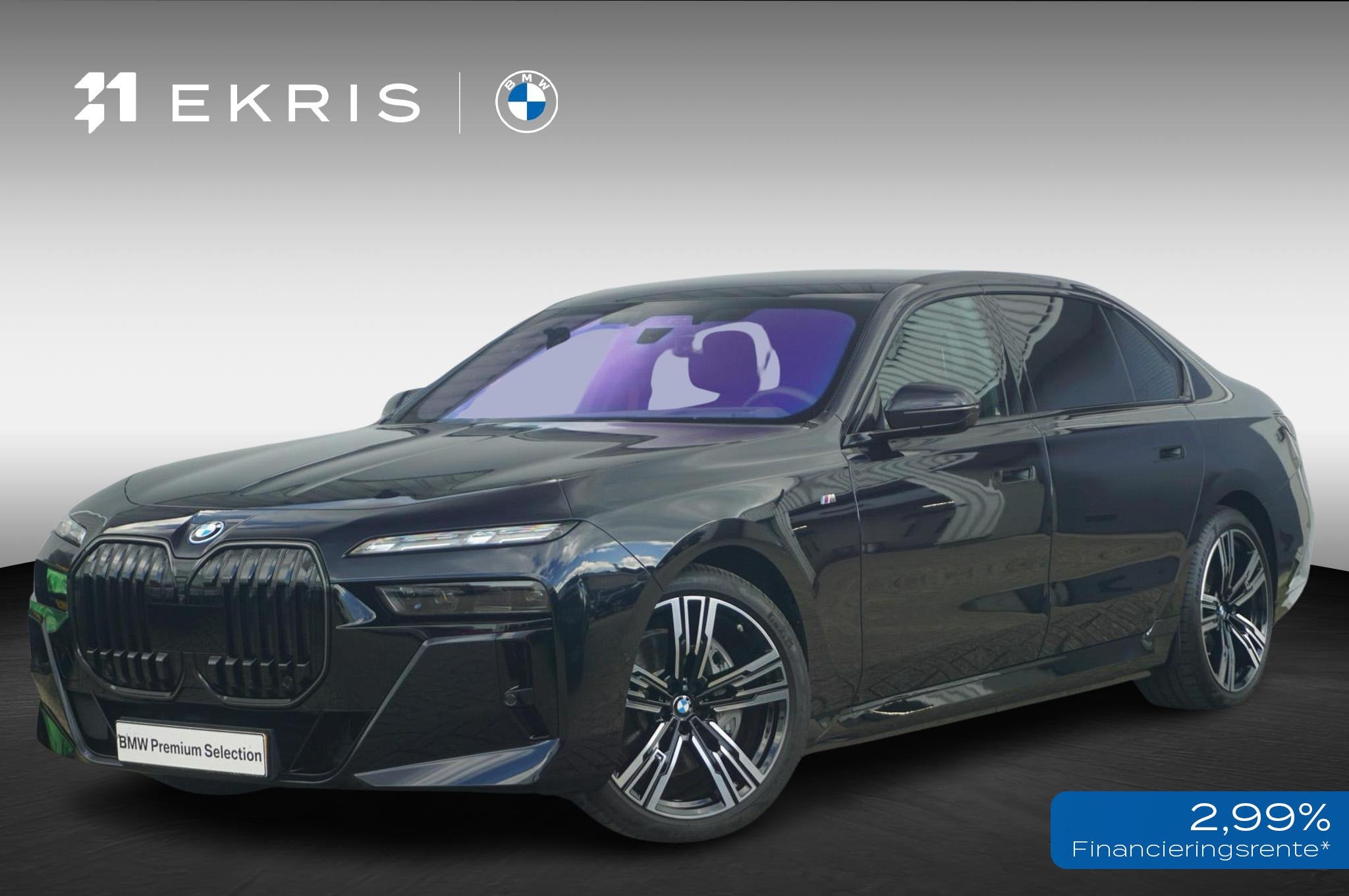 BMW i7 xDrive60 | SoH 100% | M Sportpakket | Bowers & Wilkin, Auto's, Automaat, Stof, Gebruikt, Zwart