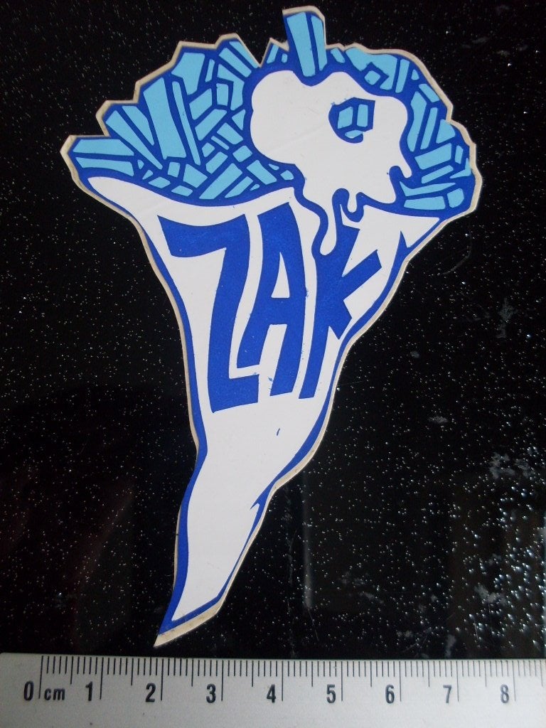 sticker zak friet patat moyonaise puntzak, Verzenden, Zo goed als nieuw, Overige typen
