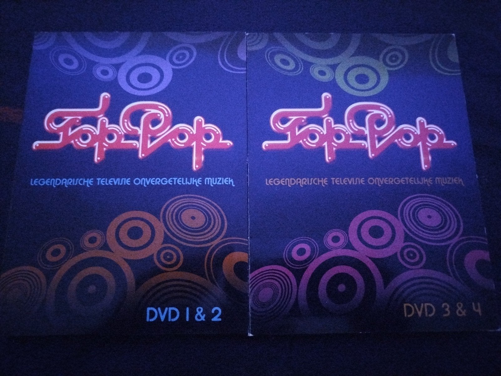 TOPPOP 1&2 - 3&4 DVD LEGENDARISCHE TELEVISIE, Alle leeftijden, Nederlands, Zo goed als nieuw, Muziekvideo's