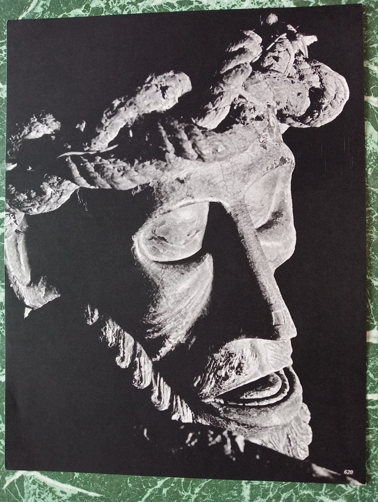 Fotogravure sculptuur ca 1970, Ophalen of Verzenden