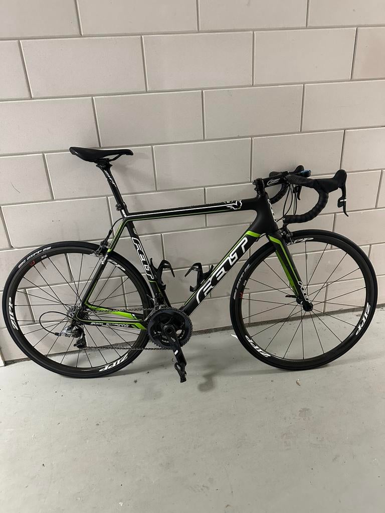 Felt F1 Racefiets Maat 58, SRAM Force,Zipp 202 Carbon Wielen, Carbon, Zo goed als nieuw, 57 tot 61 cm, Meer dan 20 versnellingen