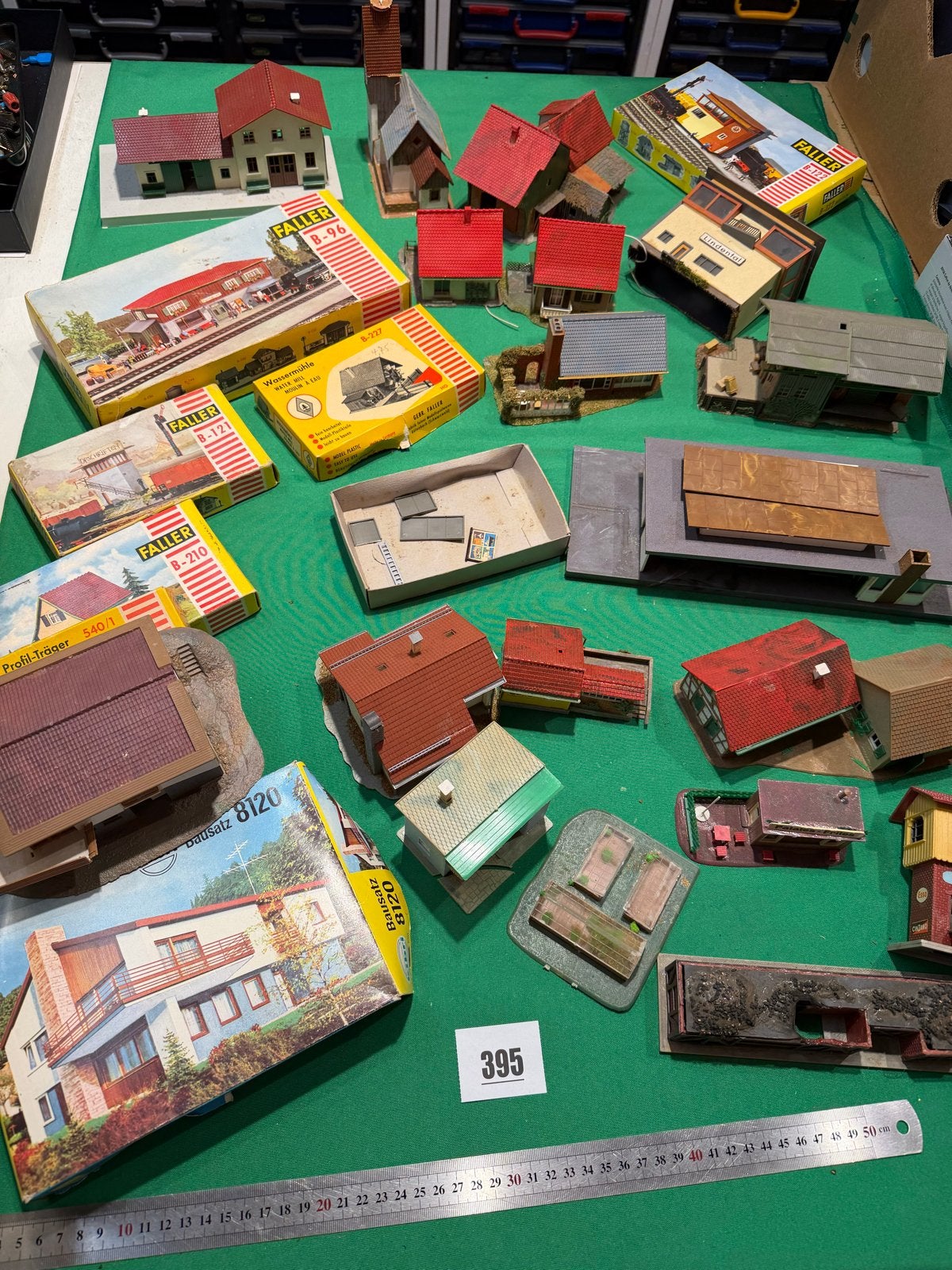395- modelbouw huisjes en gebouwen (Faller, Kibri en knutsel, Hobby en Vrije tijd, Modeltreinen | H0, Overige merken, Gebruikt