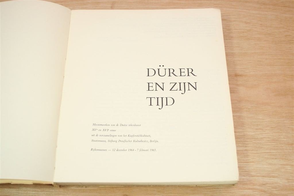 Dürer en zijn Tijd — Duitse Tekeningen 15e & 16e Eeuw [1965], Ophalen of Verzenden, Gelezen