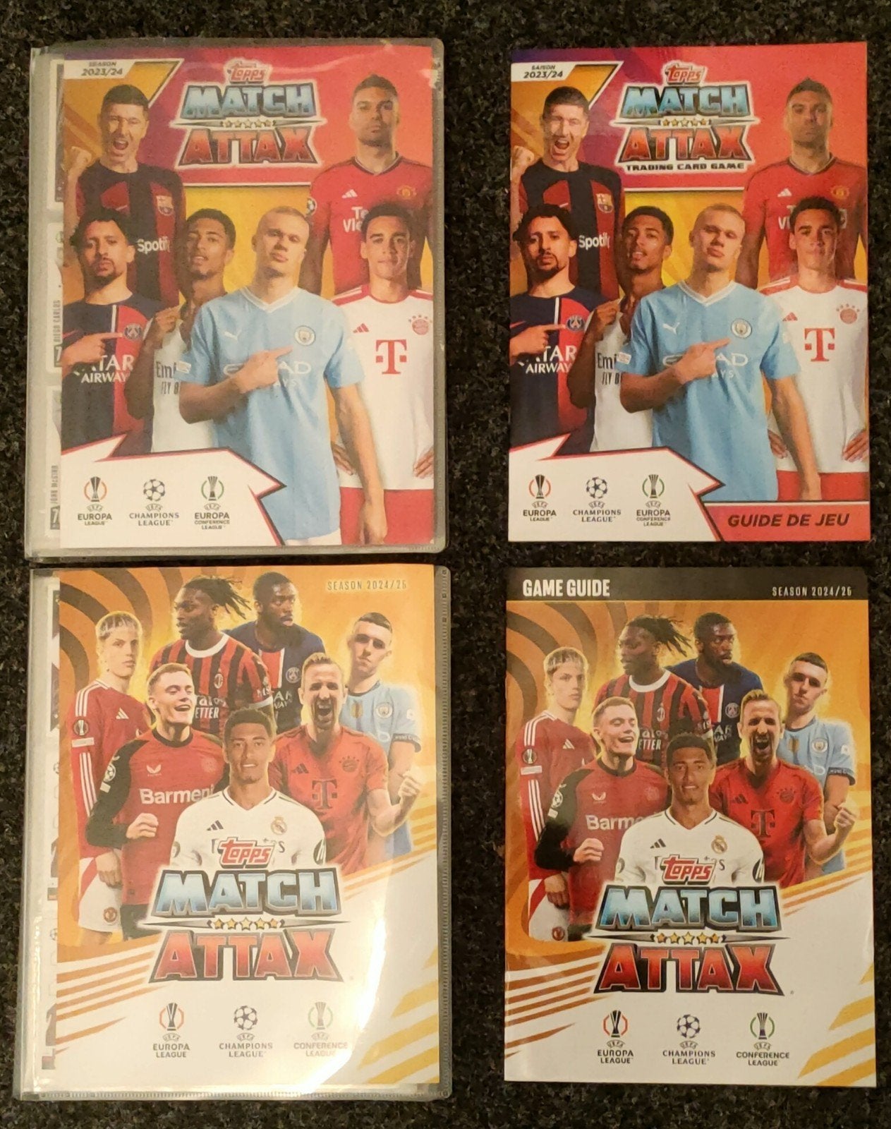 Complete Albums Match Attax 2023-24 & 2024-25, Verzenden, Nieuw, Buitenlandse clubs, Poster, Plaatje of Sticker