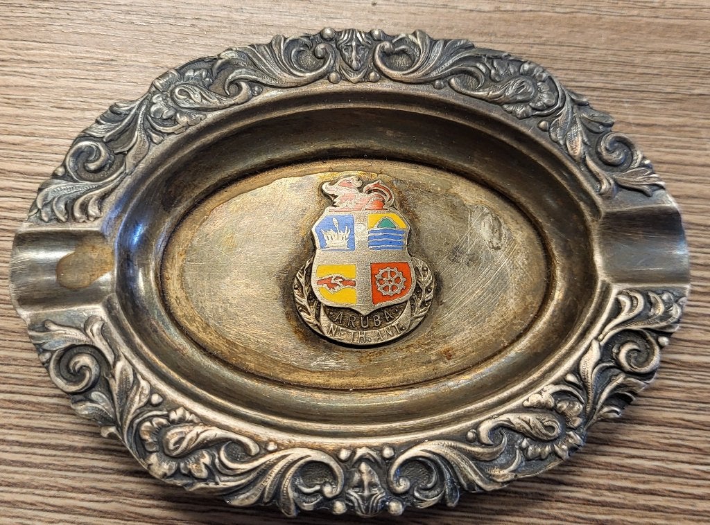 Vintage asbak, Verzamelen, Ophalen, Gebruikt, Asbak