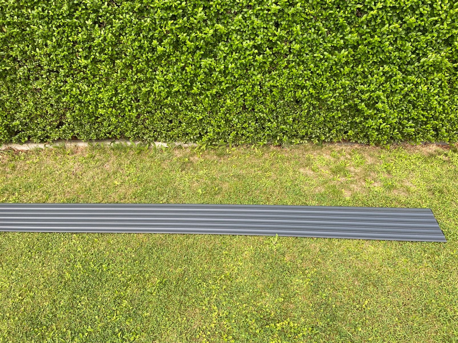 Antraciete lamellen, Tuin en Terras, Gras en Kunstgras, Ophalen, Zo goed als nieuw, Minder dan 10 m²