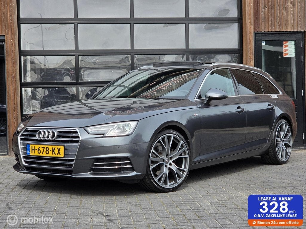 AUDI A4 AVANT 2.0 TFSI 190PK PANO VIRTUAL CARPLAY LED AUTOMA, Auto's, Audi, Bedrijf, Te koop, A4, ABS, Airbags, Airconditioning
