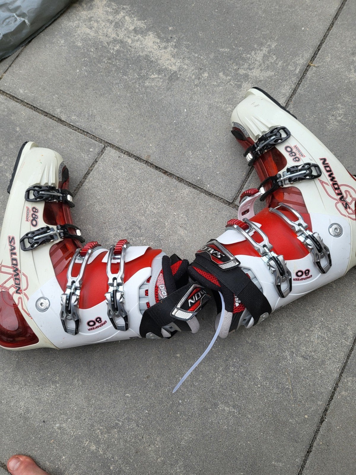 Salomon skischoenen maat 47 zo goed als nieuw, Sport en Fitness, Skiën en Langlaufen, Ophalen of Verzenden