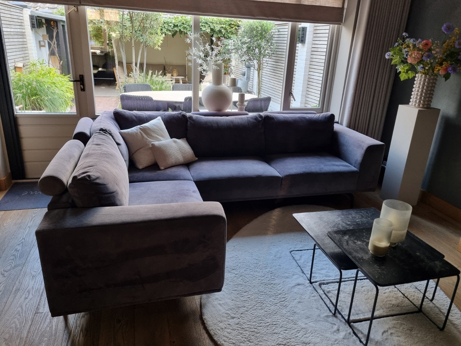 Moderne Hoekbank - Comfortabel en Stijlvol, Huis en Inrichting, Ophalen, Modern, Comfortabel, 250 tot 300 cm, Gebruikt