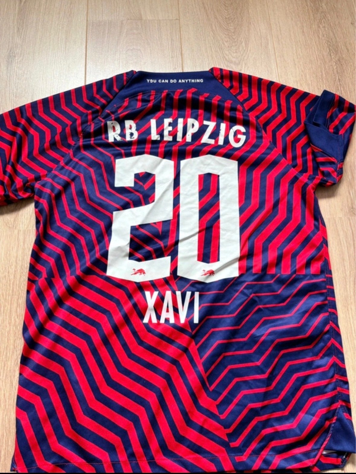 RB Leipzig Xavi Simons Thuisshirt 2023/2024 Maat S, Sport en Fitness, Maat S, Ophalen of Verzenden, Gebruikt, Shirt
