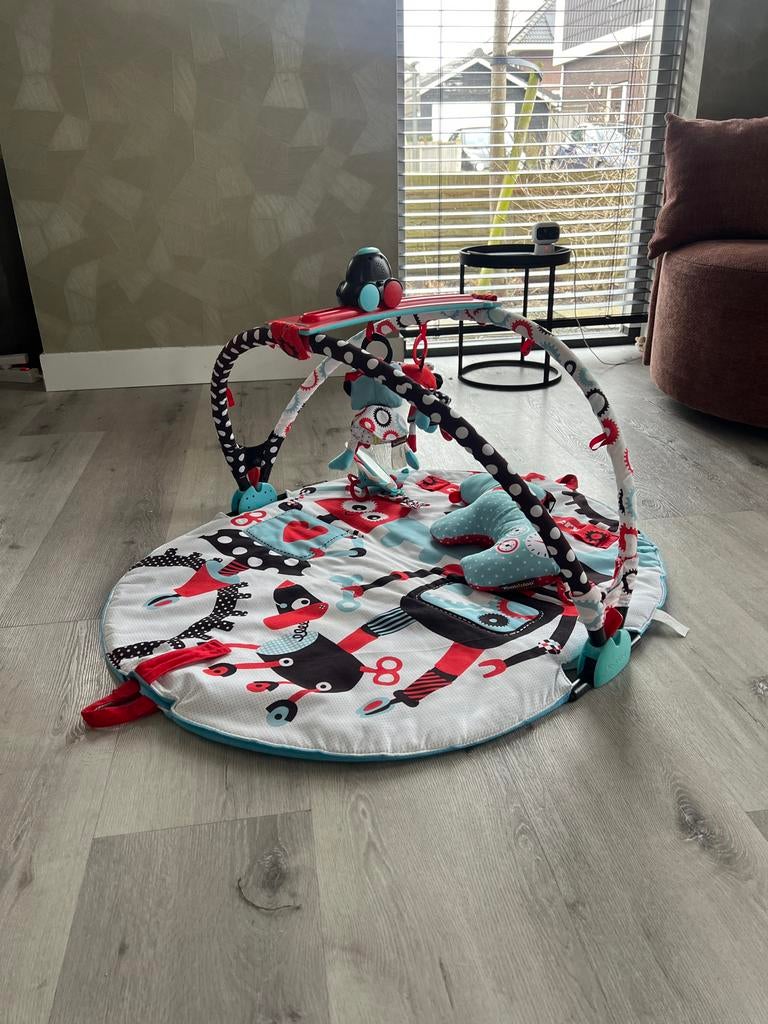 Yookidoo Speelmat met Bewegend Autootje, Ophalen, Gebruikt, Speelkleed, Met wieltjes