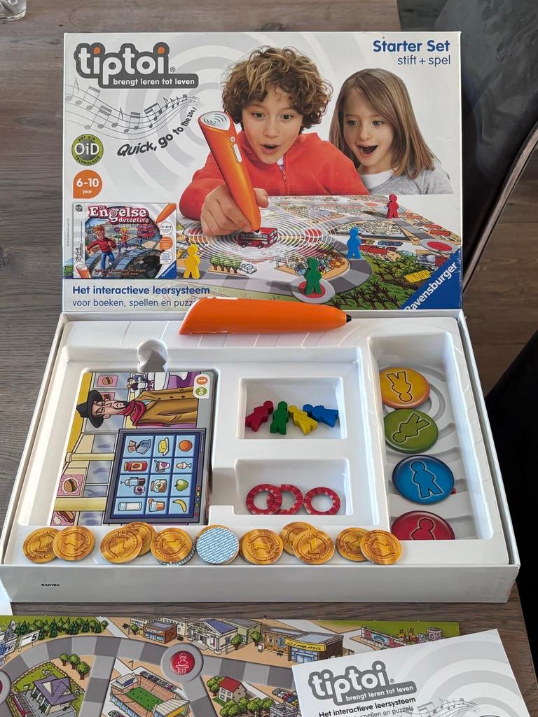 Tiptoi Starter Set Stift + Spel 'De Engelse Detective', Kinderen en Baby's, Speelgoed | Educatief en Creatief, Ophalen of Verzenden