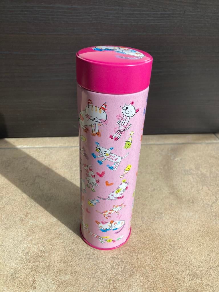 Potloden in schattig roze blik met katten Paperchase, Ophalen of Verzenden, Nieuw, Potlood of Stift