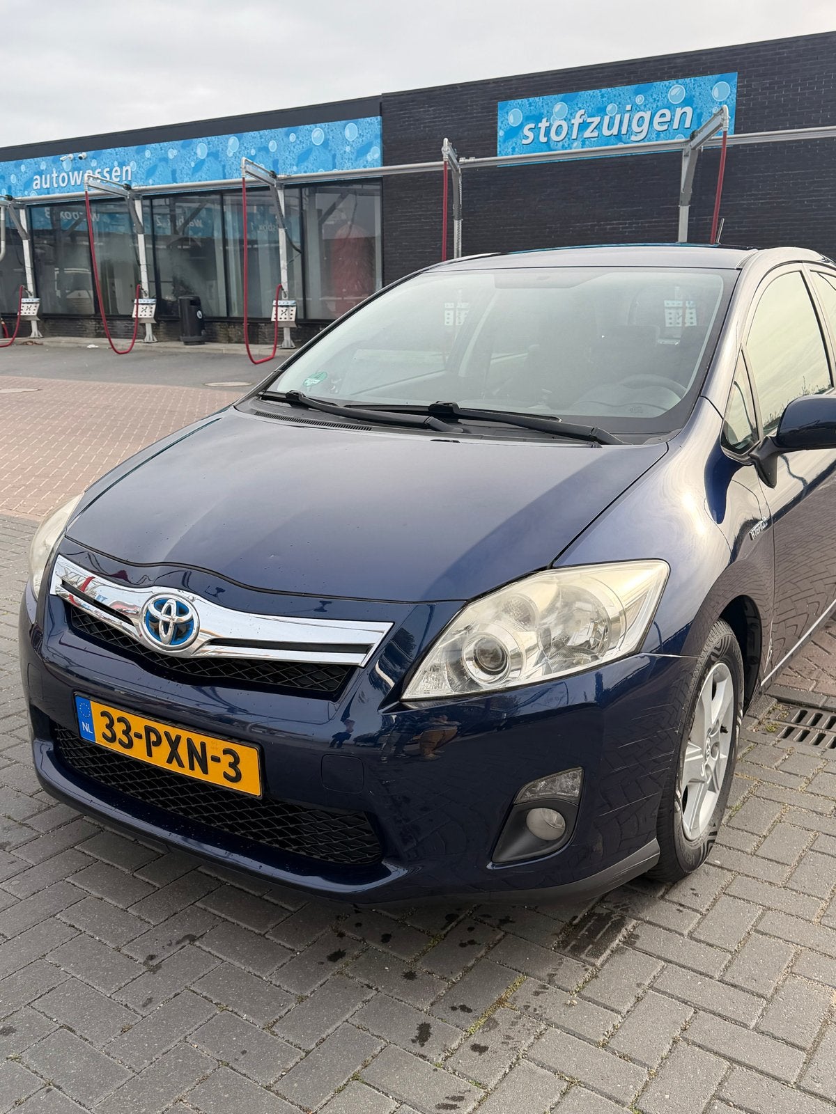 Toyota Auris Automaat 1.8 Full Hybrid 5DR CVT 2011 Blauw, Auto's, 4 cilinders, Blauw, Origineel Nederlands, 75 €/maand