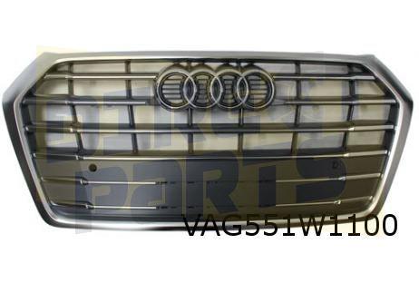 Audi Q5 (1/17-1/21) grille cmplt. (RN4 dark chrome / high gl