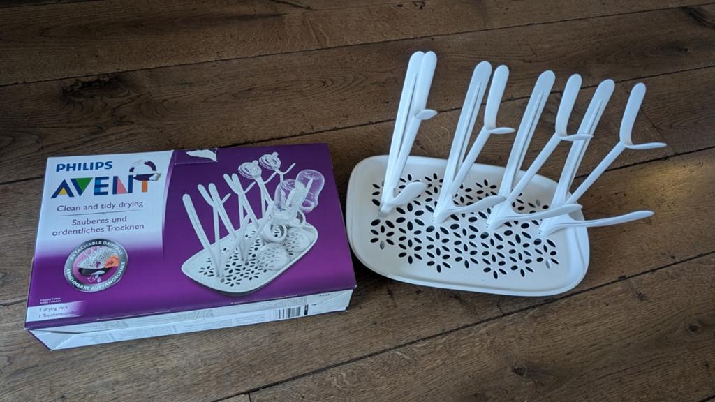 Philips Avent babyfles droogrek, Ophalen of Verzenden, Zo goed als nieuw