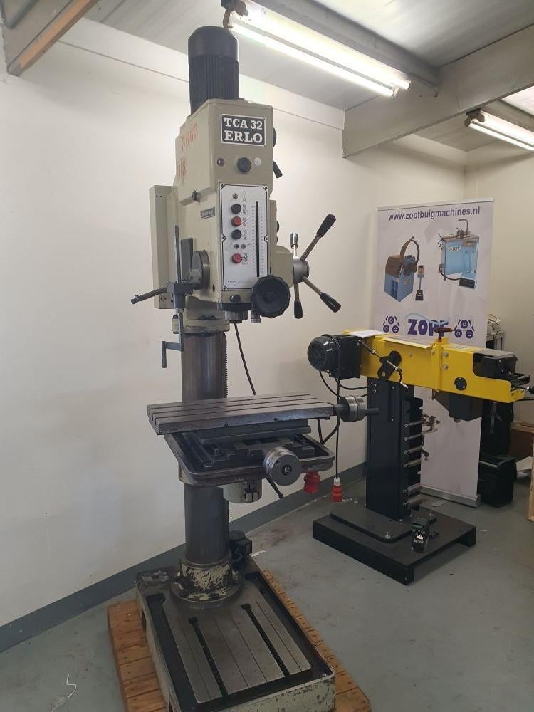 Erlo TCA 32 Kolomboormachine - met kruistafel, Ophalen, Onbekend, Onbekend, Erlo