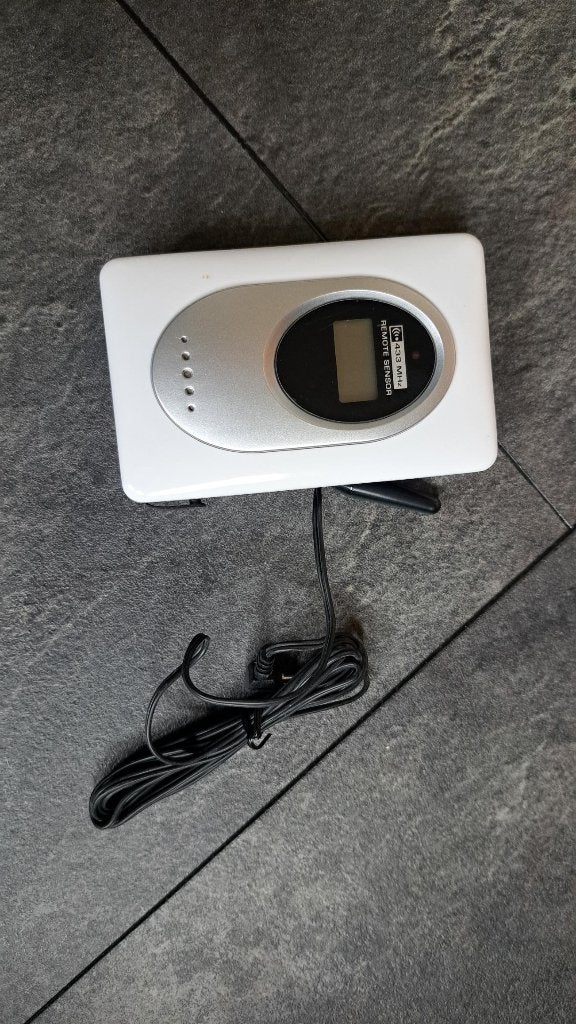 433 MHz remote sensor met bedrade temperatuursensor, Ophalen, Gebruikt