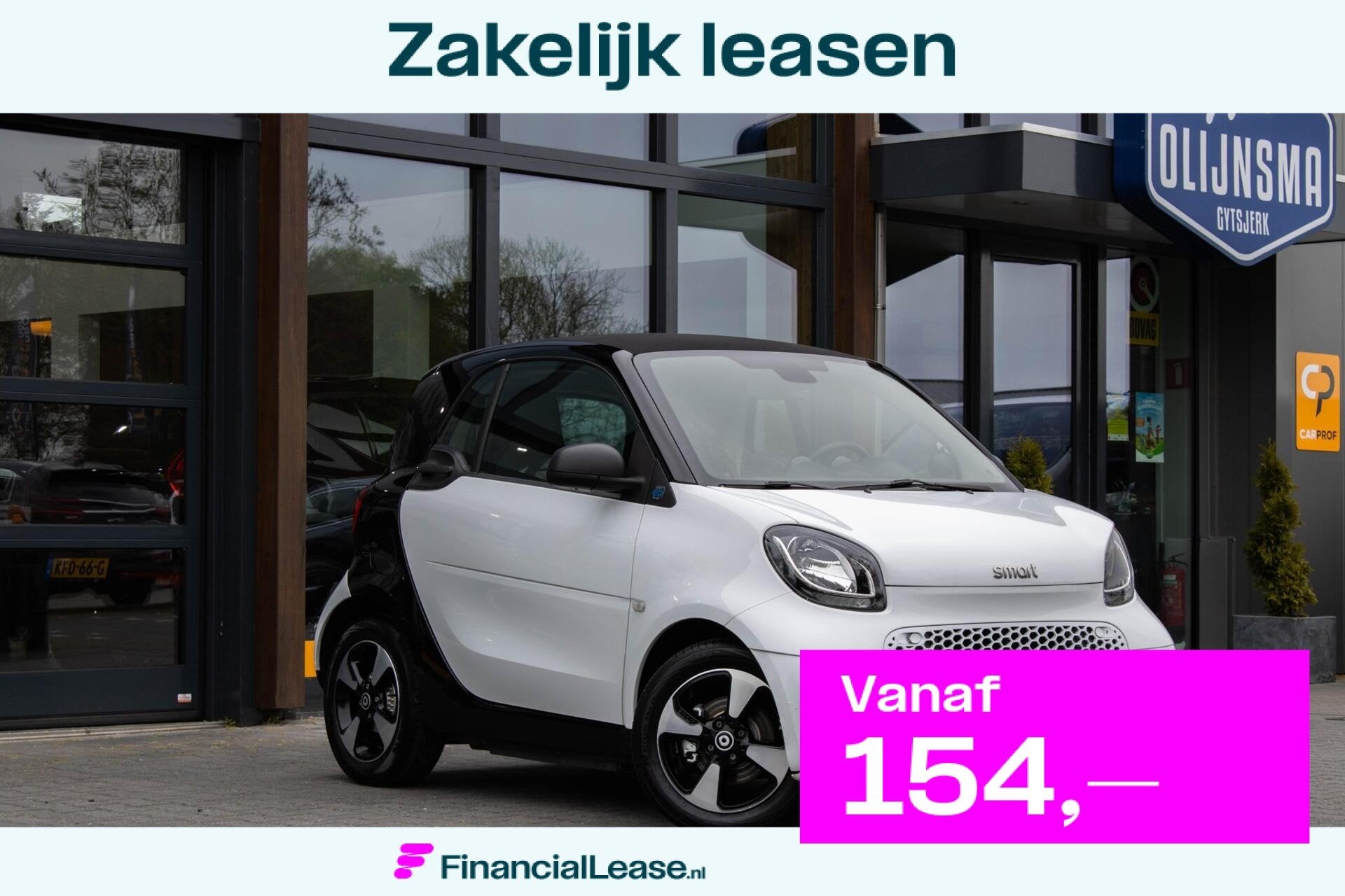 Smart fortwo EQ Comfort PLUS 18 kWh|Cruise Control|, Automaat, Achterwielaandrijving, Gebruikt, 1095 kg