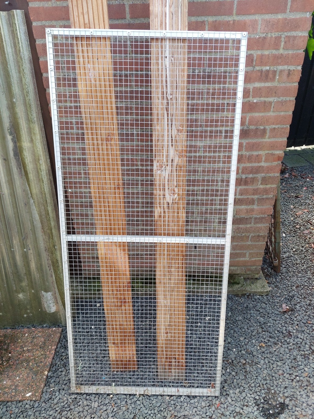 volière paneel, Dieren en Toebehoren, Vogels | Hokken en Kooien, Ophalen, Aluminium, Volière