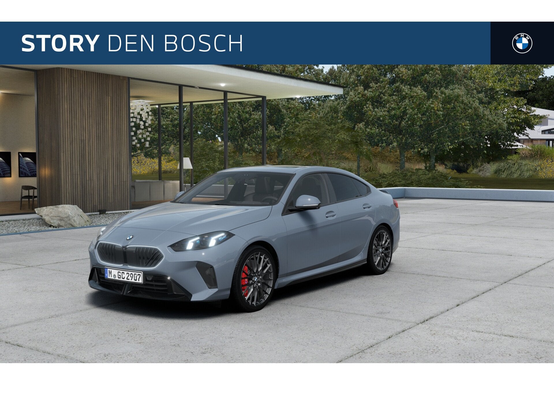 BMW 2 Serie Gran Coupé 220 M Sport Automaat / Panoramadak /, Auto's, BMW, Dealer onderhouden, Zwart, 156 pk, Leder