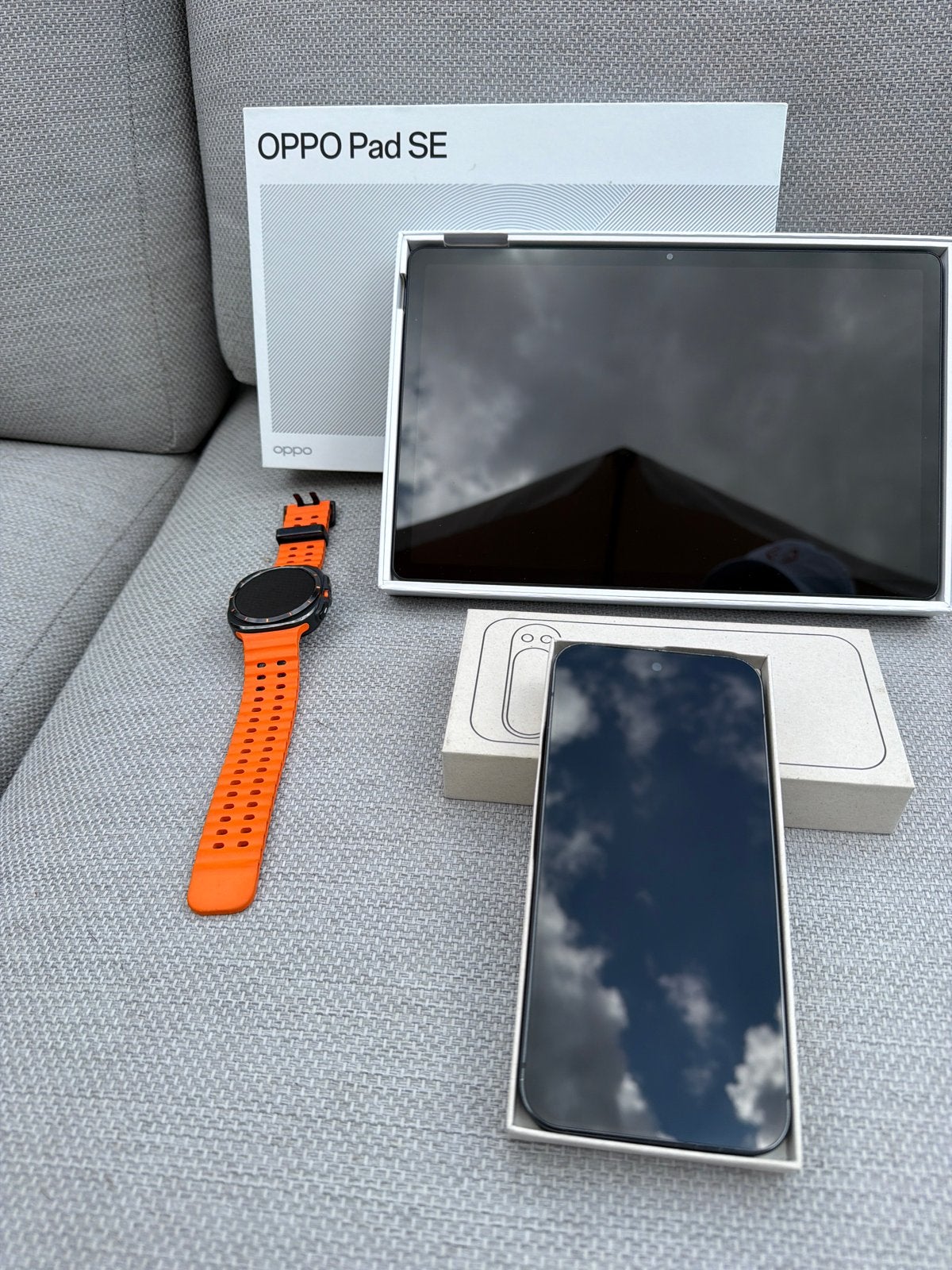 Complete set: Google Pixel 9 XL, Samsung Watch, OPPO Pad SE, 11 inch, Gps, Ophalen of Verzenden, Zo goed als nieuw
