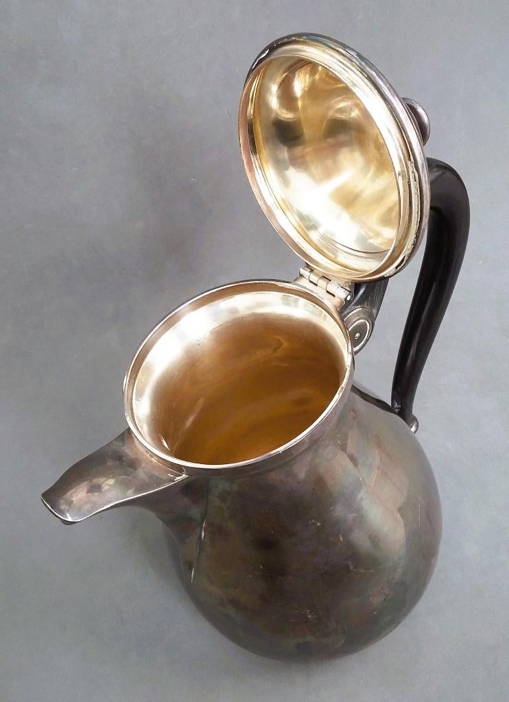1920-1940 Art Deco Zwaar Verzilverde Theepot OTTO WISKEMANN, Ophalen of Verzenden