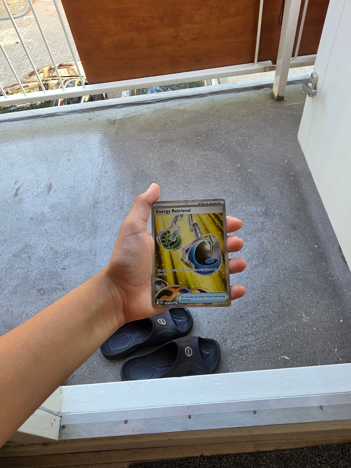 Pokémon TCG: Energy Retrieval Trainer Kaart, Hobby en Vrije tijd, Verzamelkaartspellen | Pokémon, Zo goed als nieuw, Losse kaart
