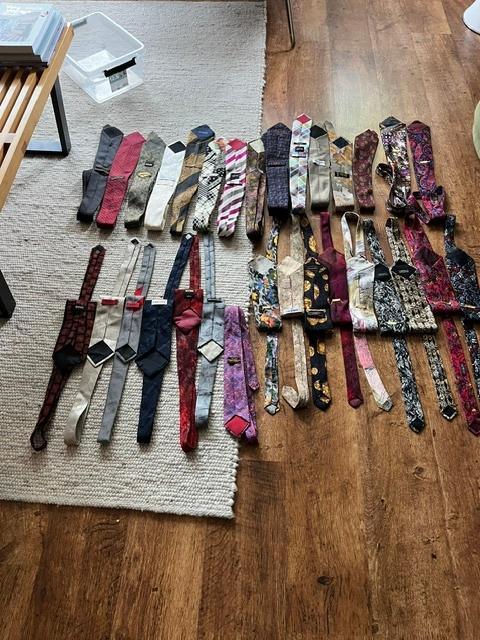 Vintage design verzameling stropdassen mode accessoir 2026, Kleding | Heren, Stropdassen, Ophalen, Gedragen, Overige kleuren, Hugo Boss