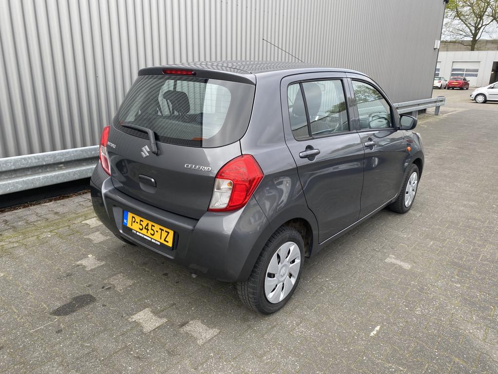Suzuki Celerio 1.0 Comfort AUTOMAAT, 75Dkm, Airconditioning,, Auto's, Suzuki, Stof, Gebruikt, 400 kg, Grijs