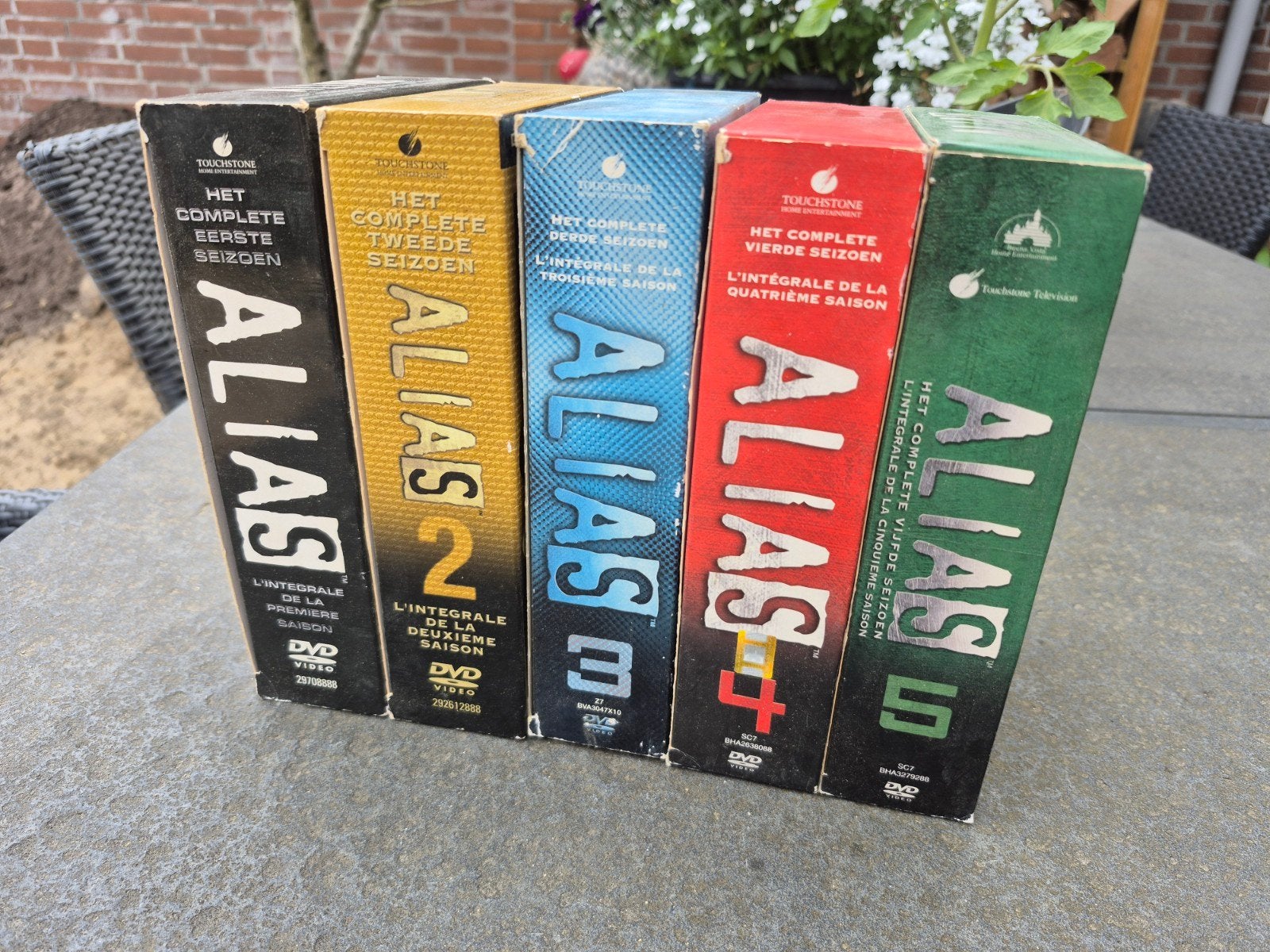 Alias serie seizoen 1 t/m 5 dvd origineel, Vanaf 12 jaar, Ophalen of Verzenden, Zo goed als nieuw, Actie en Avontuur