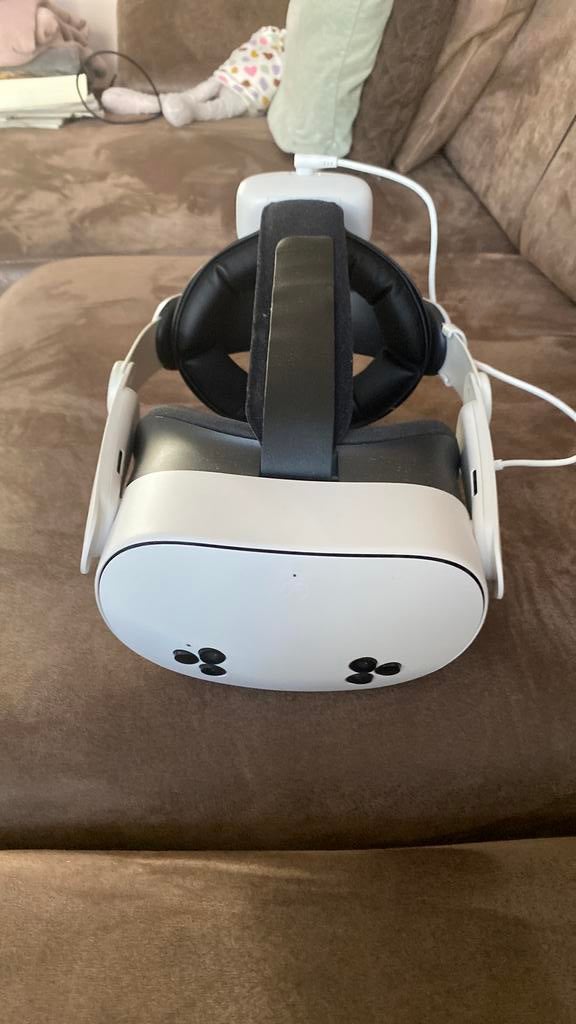 Meta quest 3s met een elite headstrap met battarij, Ophalen of Verzenden, Zo goed als nieuw, Overige platformen