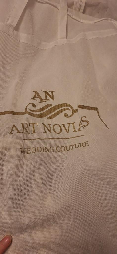 Art Novias trouwjurk, Maat 38/40 (M), Wit, Ophalen of Verzenden, Zo goed als nieuw