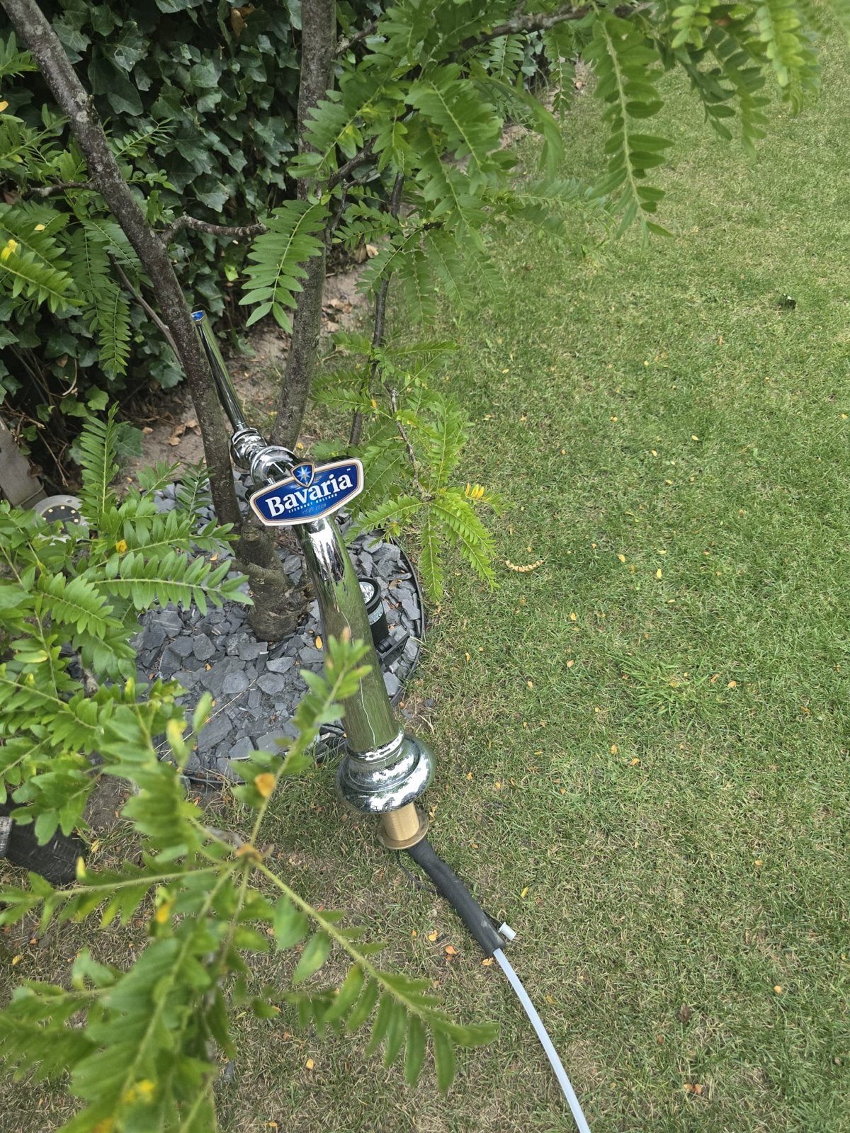 Bavaria biertap met verlichting, Ophalen