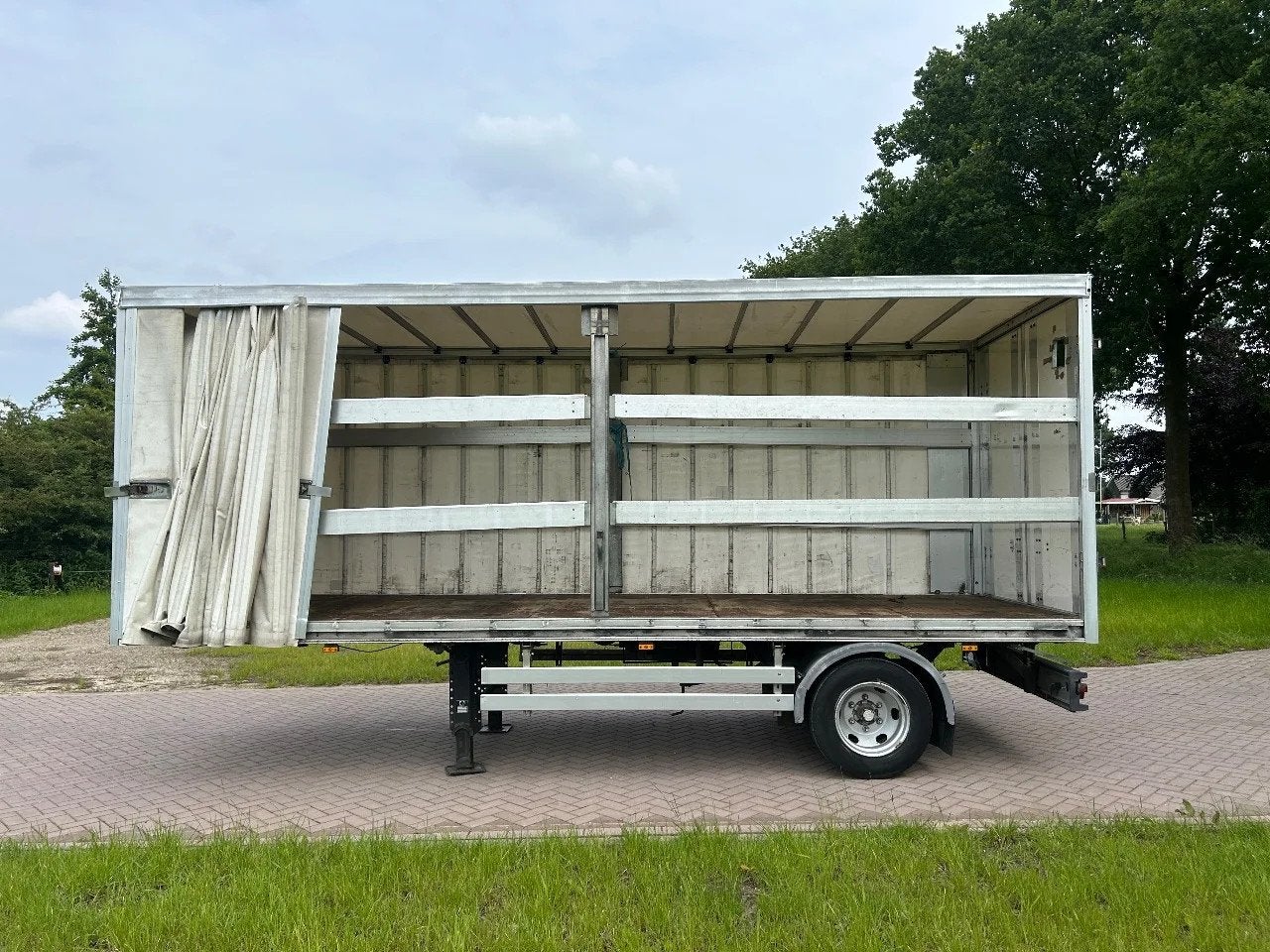 QUALITY TRAILERS be oplegger snelschuifzeilen (bj 2007), Overige brandstoffen, Origineel Nederlands, Bedrijf, Aanhangers en Opleggers