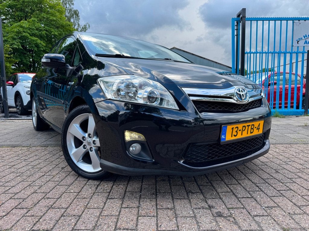 Toyota Auris 1.8 Full Hybrid Clima Elek Pakket Lmv Cruise, Euro 5, Stof, Gebruikt, Zwart