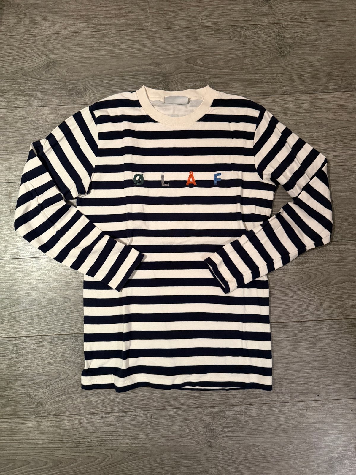Olaf gestreept shirt met lange mouwen - Maat S, Ophalen of Verzenden, Zo goed als nieuw, Maat 46 (S) of kleiner, Meerkleurig