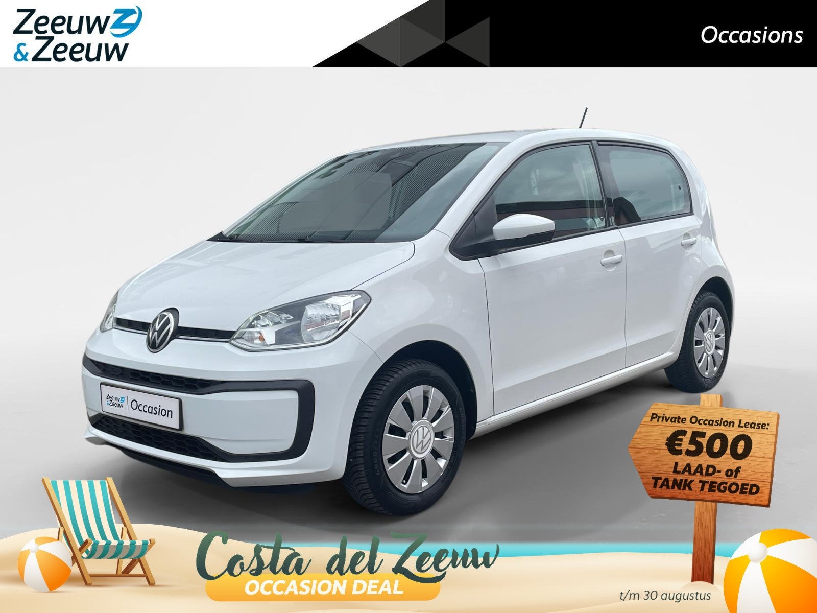Volkswagen Up! 1.0 65PK | Climate Control| Parkeersensoren|, Auto's, Volkswagen, 12 maanden, Stof, Gebruikt, Electronic Stability Program (ESP)
