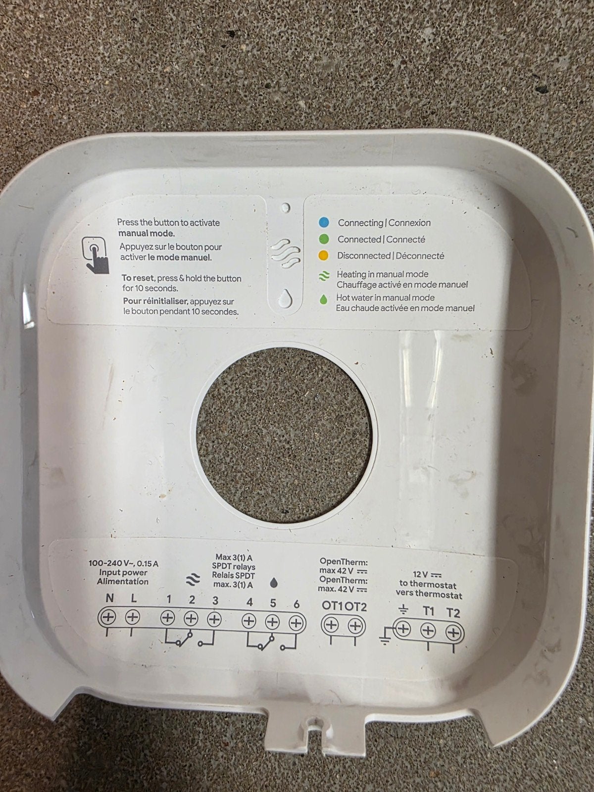 Google Nest thermostaat + Home Evohome OpenTherm module, Ophalen of Verzenden, Slimme thermostaat