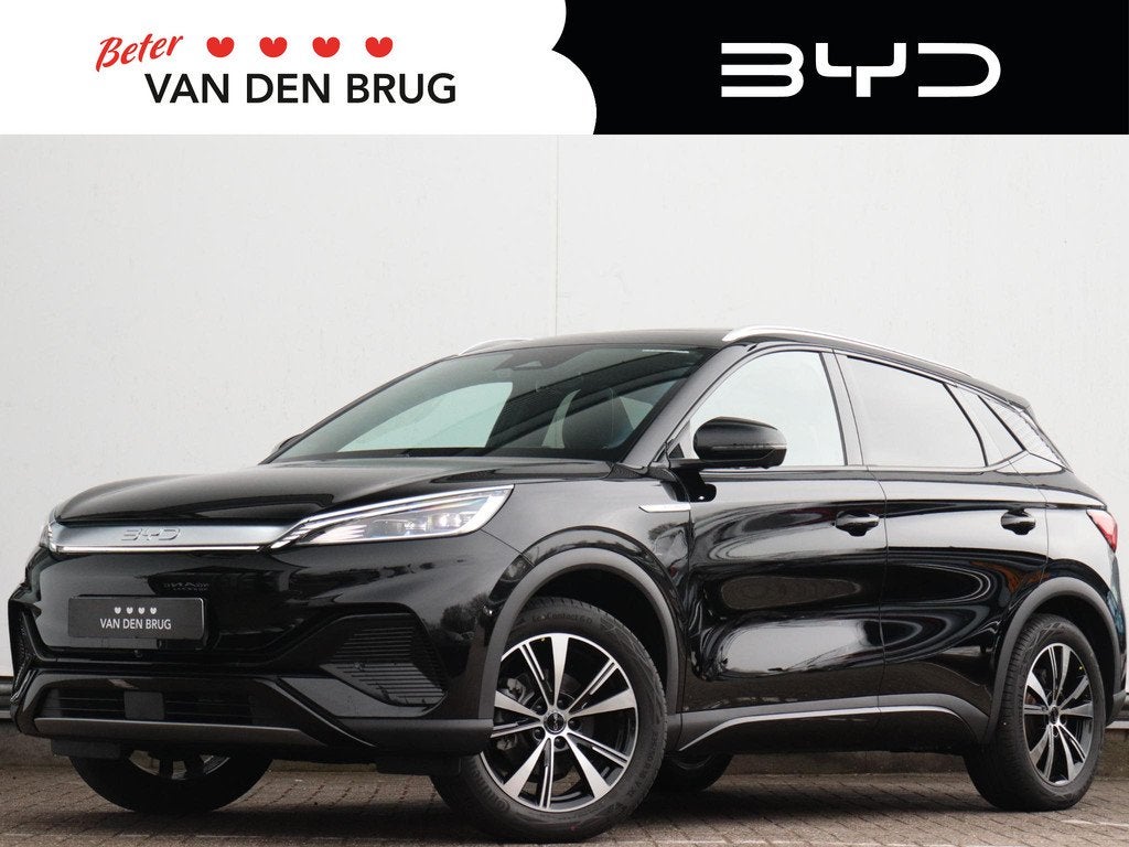 BYD ATTO 3 Design 60 kWh | Nieuw | Panoramadak | Warmtepomp, Auto's, BYD, Zwart, Zwart, 1725 kg, Nieuw