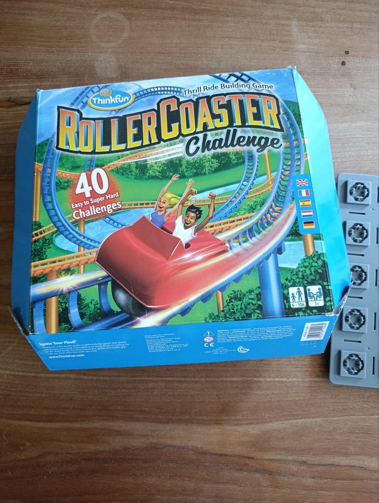 Thinkfun Roller Coaster Challenge - Compleet, doos beschadig, Ophalen of Verzenden, Gebruikt, Bouwen