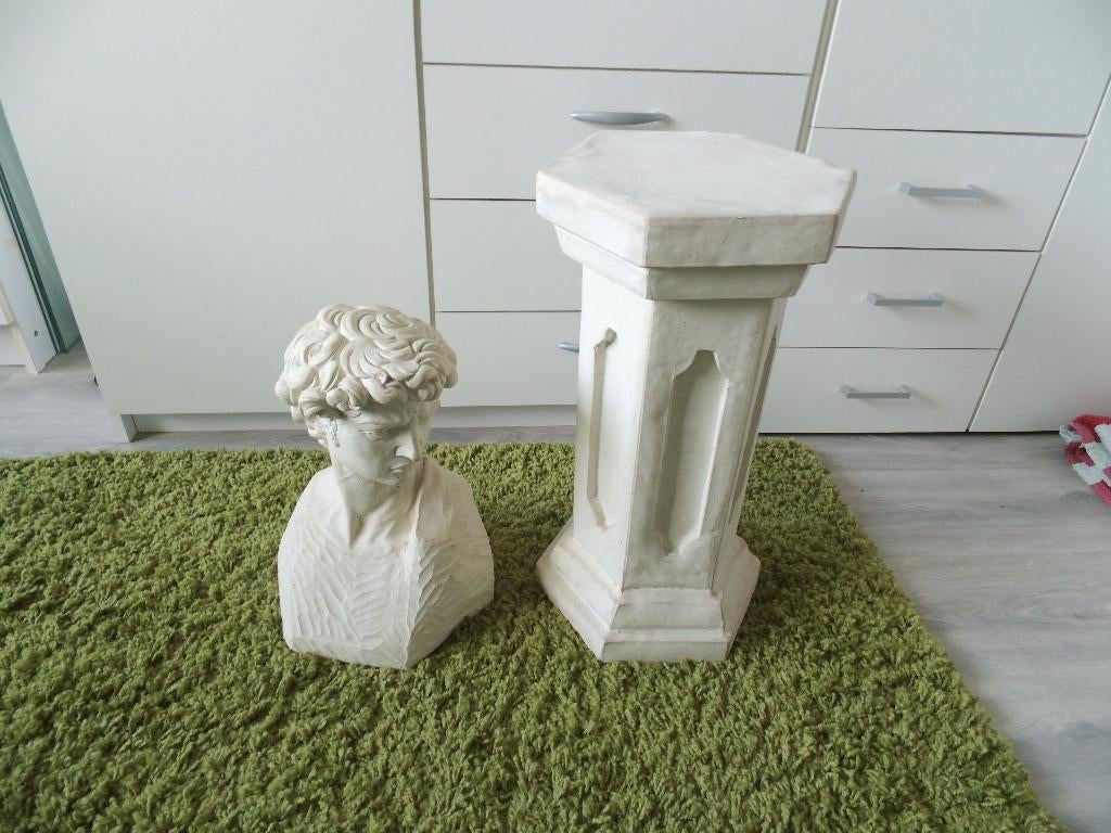 tuin beeld, Ophalen, Nieuw, Beton, Mensenbeeld