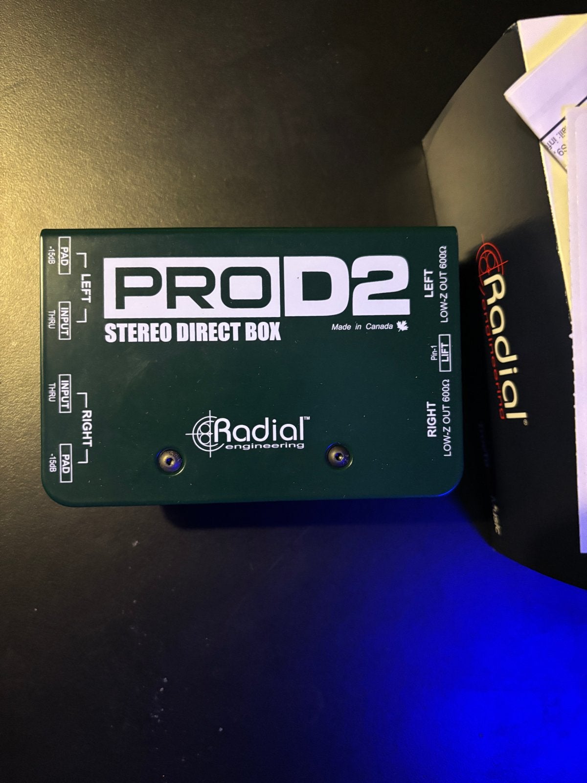 Radial ProD2 Stereo Direct Box - Zo goed als nieuw, Ophalen of Verzenden, Nieuw, Overige typen