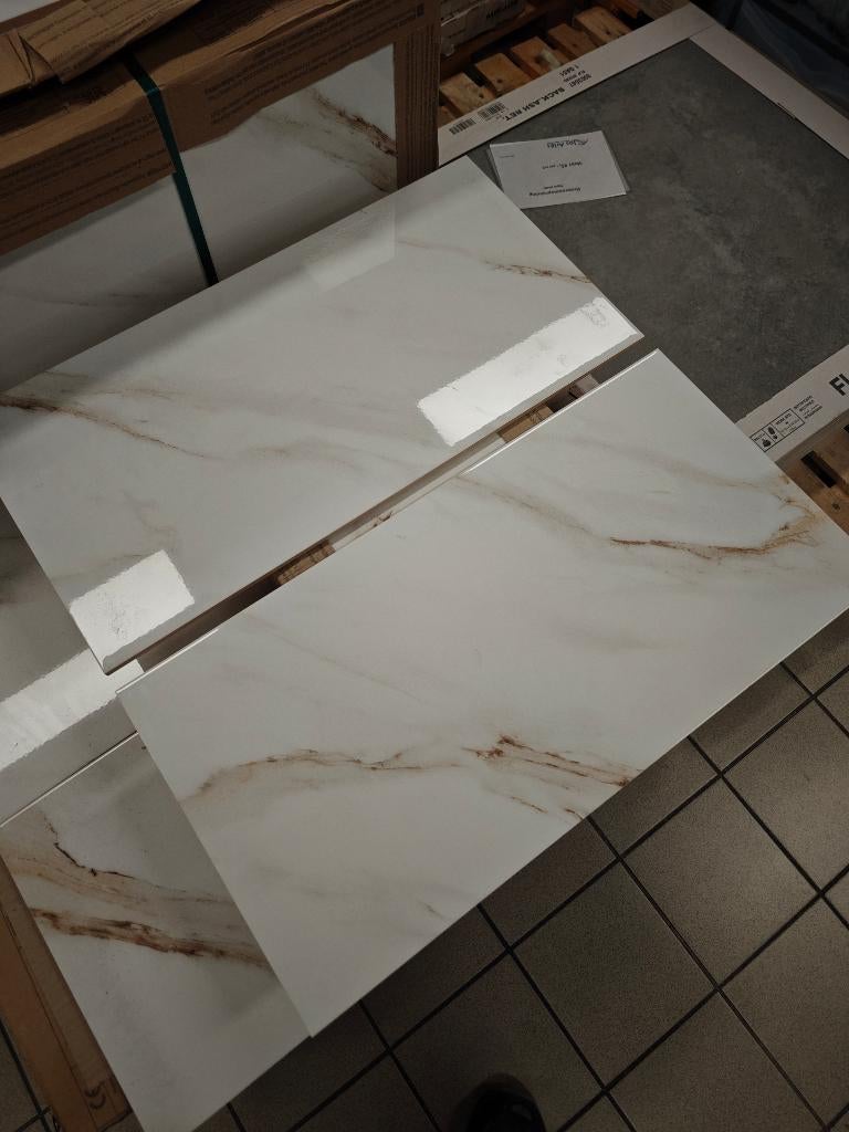 Stargres Calacatta Oro 30x60 Glans tegels, Doe-het-zelf en Verbouw, Tegels, Nieuw, Wandtegels, Keramiek, 60 cm of meer, 20 tot 40 cm