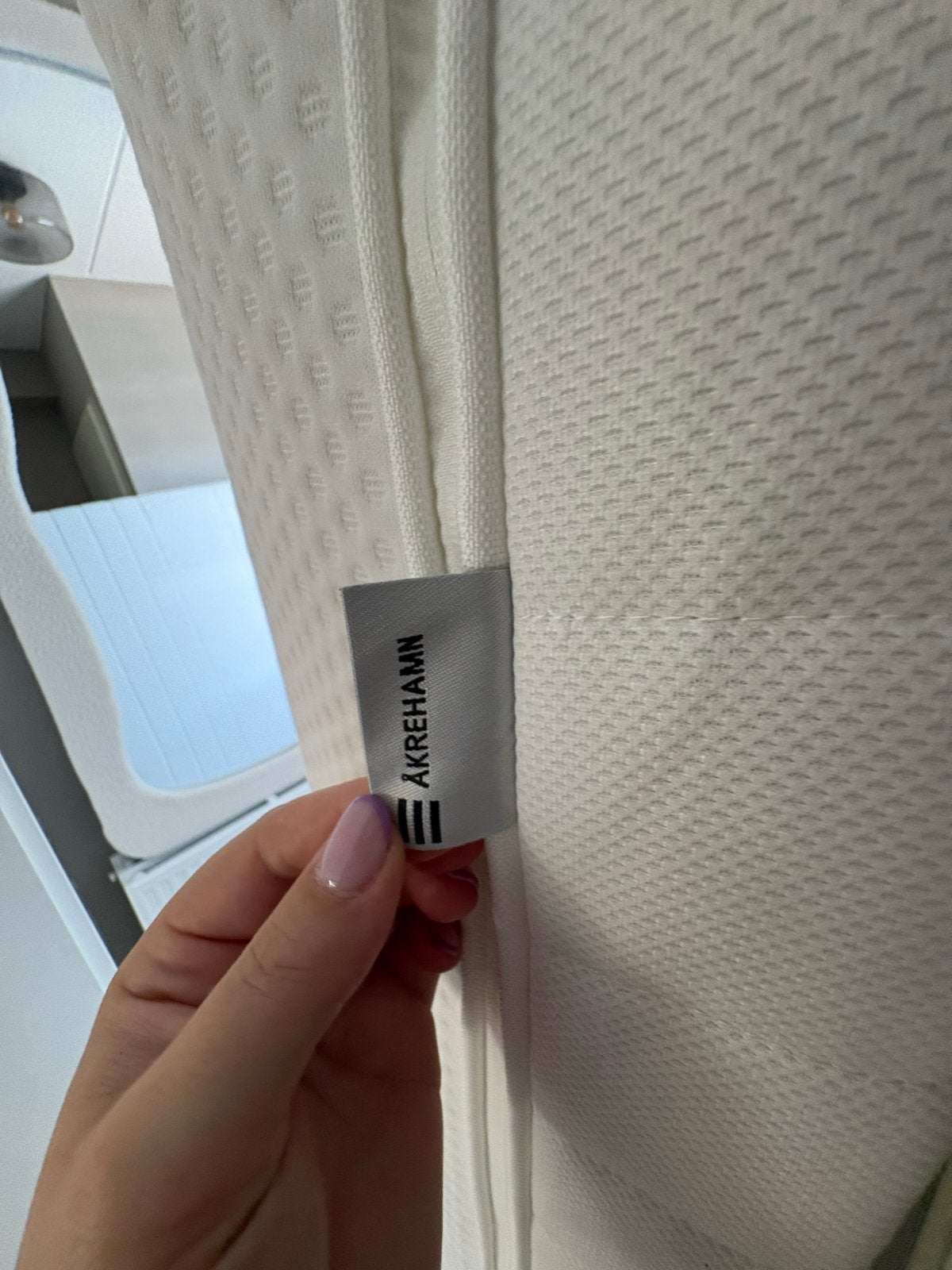 IKEA ÅKREHAMN foammatras 160x200 met kleine vlekjes, Ophalen, Tweepersoons, Zo goed als nieuw, Matras